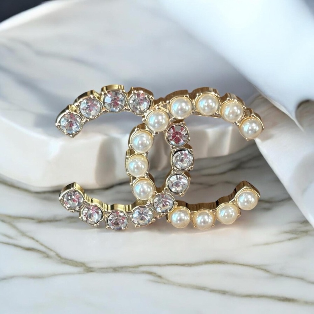 Upcycled Stamped Brooch